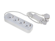 Удлинитель Lux У4-Е-02 4 Sockets 2m White