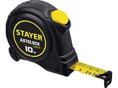 Рулетка Stayer AutoLock 10m x 25mm 2-34126-10-25