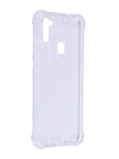 Чехол Brosco для Samsung Galaxy A11 Transparent SS-A11-HARD-TPU-TRANSPARENT