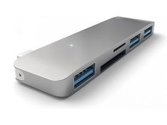 Хаб Satechi USB Type-C USB Hub для APPLE MacBook Space Gray ST-TCUHM