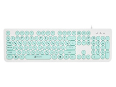 Клавиатура Oklick 400MR White-Mint USB