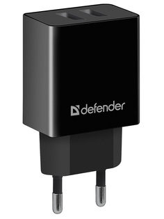 Зарядное устройство Defender UPA-22 2xUSB Black 83579