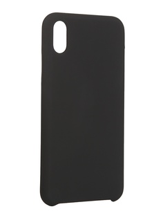 Чехол LuxCase для Apple iPhone XS Max Soft Touch Premium Black 69016