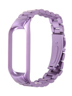 Aксессуар Ремешок Bruno для Xiaomi Mi Band 5 Metallico Lilac 5216 Br.Uno