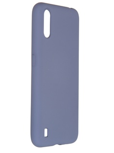Чехол Pero для Samsung Galaxy A01 Liquid Silicone Grey PCLS-0012-GR ПЕРО
