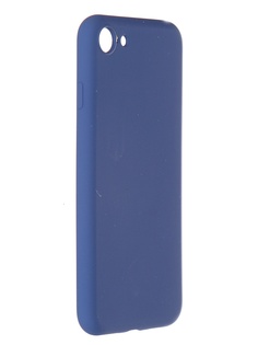 Чехол Pero для APPLE iPhone 7 / 8 / SE2 Liquid Silicone Blue PCLS-0001-BL ПЕРО