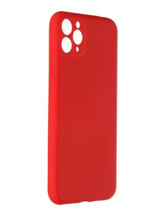 Чехол Pero для APPLE iPhone 11 Pro Max Liquid Silicone Red PCLS-0023-RD ПЕРО