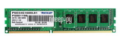 Модуль памяти Patriot Memory DDR3 DIMM 1600Mhz PC3-12800 CL11 - 4Gb PSD34G1600L81