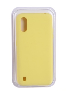 Чехол Innovation для Samsung Galaxy A01 Soft Inside Yellow 19152