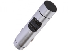 Зарядное устройство Baseus Energy Column Car Wireless MP3 Charger Silver CCNLZ-0S