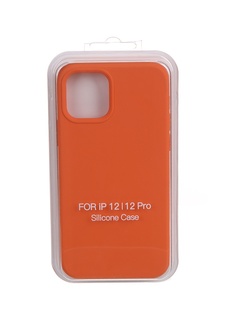 Чехол Krutoff для APPLE iPhone 12 / 12 Pro Silicone Orange 11140