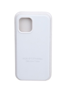 Чехол Krutoff для APPLE iPhone 12 Pro Max Silicone White 11151