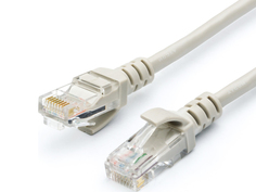 Сетевой кабель Geplink RJ45 cat.5e UTP 10m Grey GL3720