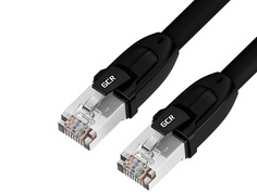 Сетевой кабель GCR LSZH Prof F/FTP 26AWG cat.8 RJ45 CU 2m Black GCR-52348