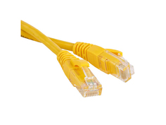 Сетевой кабель Bion UTP cat.5e CCA 1m Yellow BCL-PP12-1M/Y