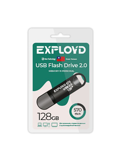 USB Flash Drive 128Gb - Exployd 570 EX-128GB-570-Black