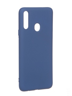 Чехол Krutoff для Samsung Galaxy A20s A207 Silicone Blue 12424