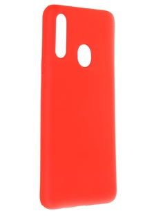 Чехол Krutoff для Samsung Galaxy A20s A207 Silicone Red 12280