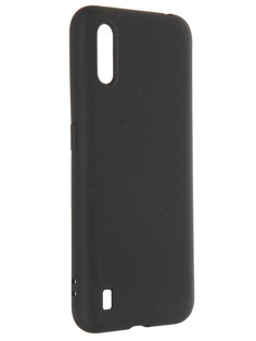 Чехол Krutoff для Samsung Galaxy A01/M01 A015/M015 Silicone Black 12411