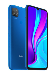 Сотовый телефон Xiaomi Redmi 9C 3/64Gb Blue Выгодный набор для Selfie + серт. 200Р!!!