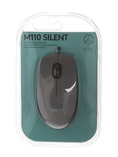 Мышь Logitech M110 Silent Mid Gray 910-005490 / 910-006760