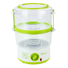Пароварка Sakura SA-7213GR White-Green