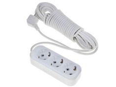 Удлинитель Lux У3-Е-10 3 Sockets 10m White