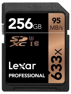 Карта памяти 256Gb - Lexar SDXC Class10 U3 LSD256CBEU633