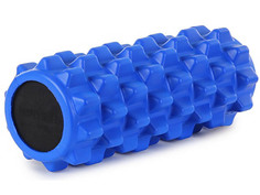 Цилиндр рельефный для фитнеса Harper Gym EG03 Blue