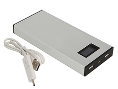 Внешний аккумулятор Ross&Moor Power Bank PB-MS011 16000mAh Silver