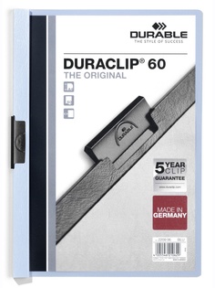 Папка Durable Duraclip A4 Blue 2209-06