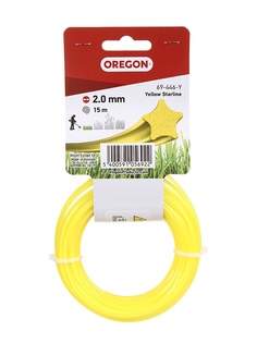 Леска для триммера Oregon Yellow Starline 2mm x 15m 69-446-Y