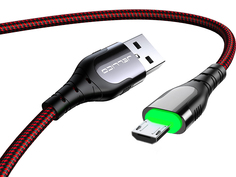 Аксессуар Jellico KDS-90 USB - MicroUSB LED 1m Red