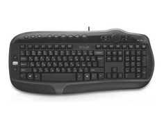 Клавиатура Delux K9050U White-Black