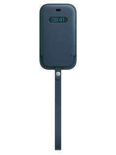 Чехол для APPLE iPhone 12 mini Leather Sleeve with MagSafe Baltic Blue MHMQ3ZE/A
