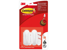 Дизайн-крючок Command 2шт White 17082