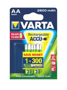 Аккумулятор AA - Varta 2600mAh BL2 Ready2Use (2 штуки)