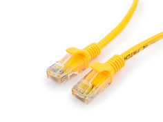 Сетевой кабель Gembird Cablexpert UTP cat.5 5m Yellow PP10-5M/Y
