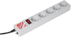 Сетевой фильтр Power Cube 5 Sockets 1.9m Grey SPG-B-6