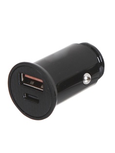 Зарядное устройство Baseus Circular Plastic A+C 30W PPS Car Charger Black CCALL-YS01