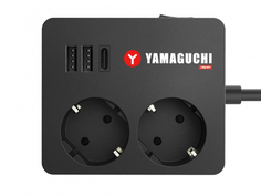 Сетевой фильтр Yamaguchi Adapter 2 Sockets 3m 3906