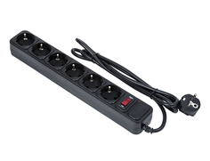 Сетевой фильтр ExeGate 6 Sockets 1.8m Black SP-6-1.8B 119391