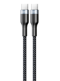 Аксессуар Remax Sury 2 RC-174C USB Type-C - USB Type-C Black 6954851209270