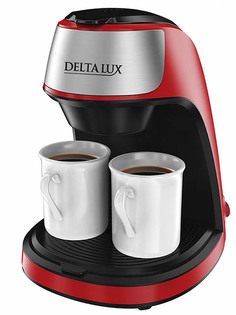 Кофеварка Delta Lux DE-2002 Red Дельта