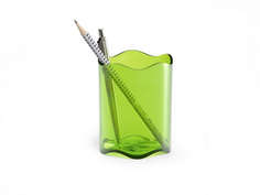 Подставка Durable Trend для ручек и карандашей прозрачная Transparent Light Green 1701235017