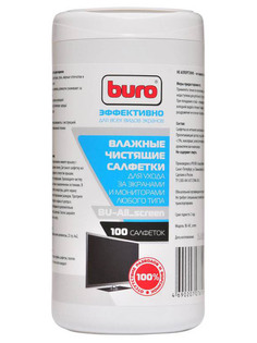 Салфетки влажные Buro 100шт BU-All_Screen