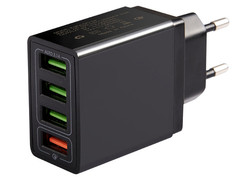 Зарядное устройство KS-is 3xUSB 3.1A 1xQC3.0 KS-603