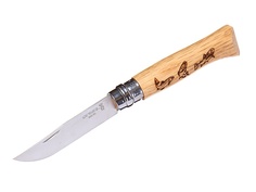 Нож Opinel Tradition Animalia №08 форель 001625 - длина лезвия 85мм