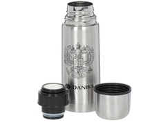 Термос Daniks 350ml Silver SL-35Z / 316127