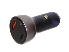 Зарядное устройство Baseus Particular Digital Display QC+PPS Car Charger 65W Gray CCKX-C0G